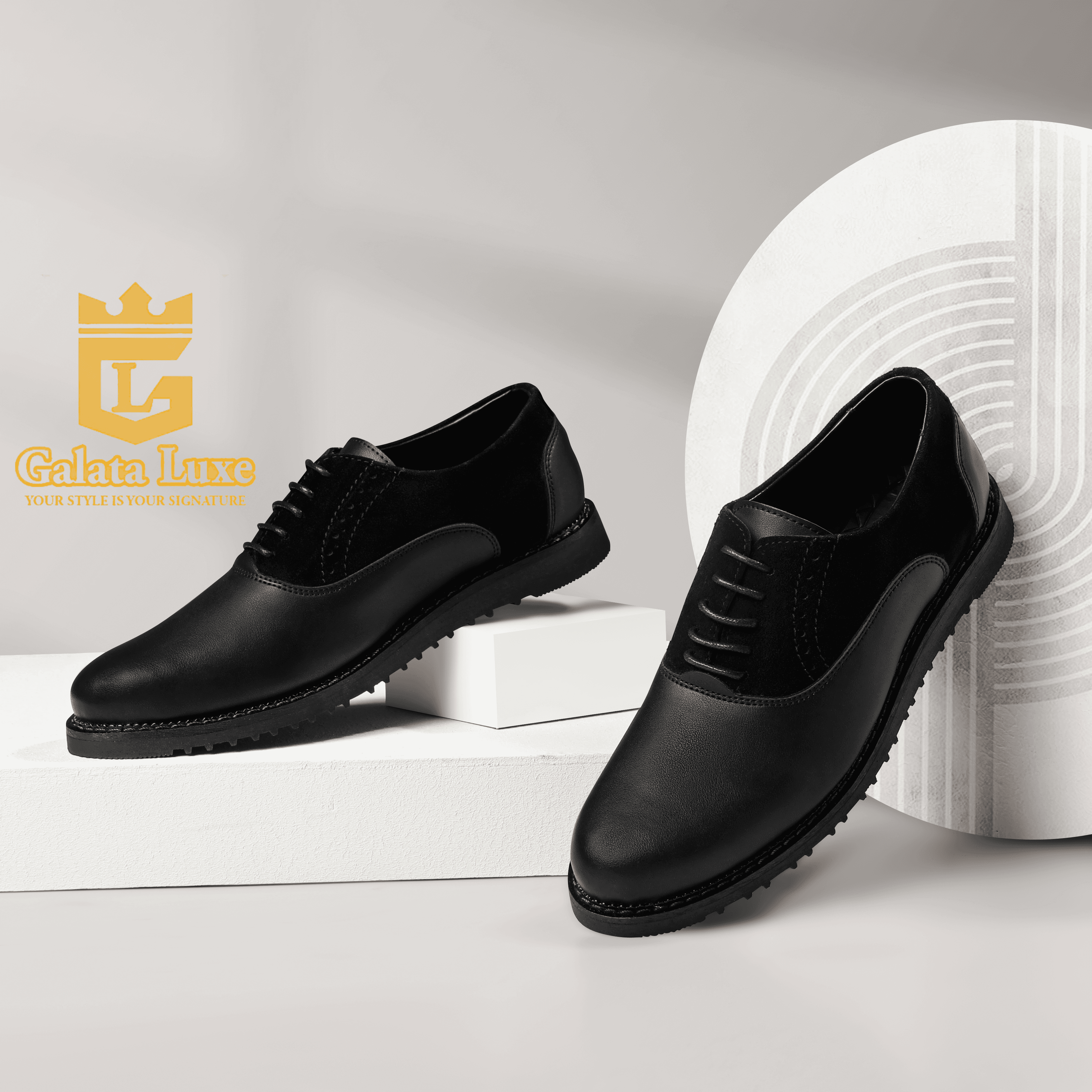 Oxford Ville Shoes (Noir)